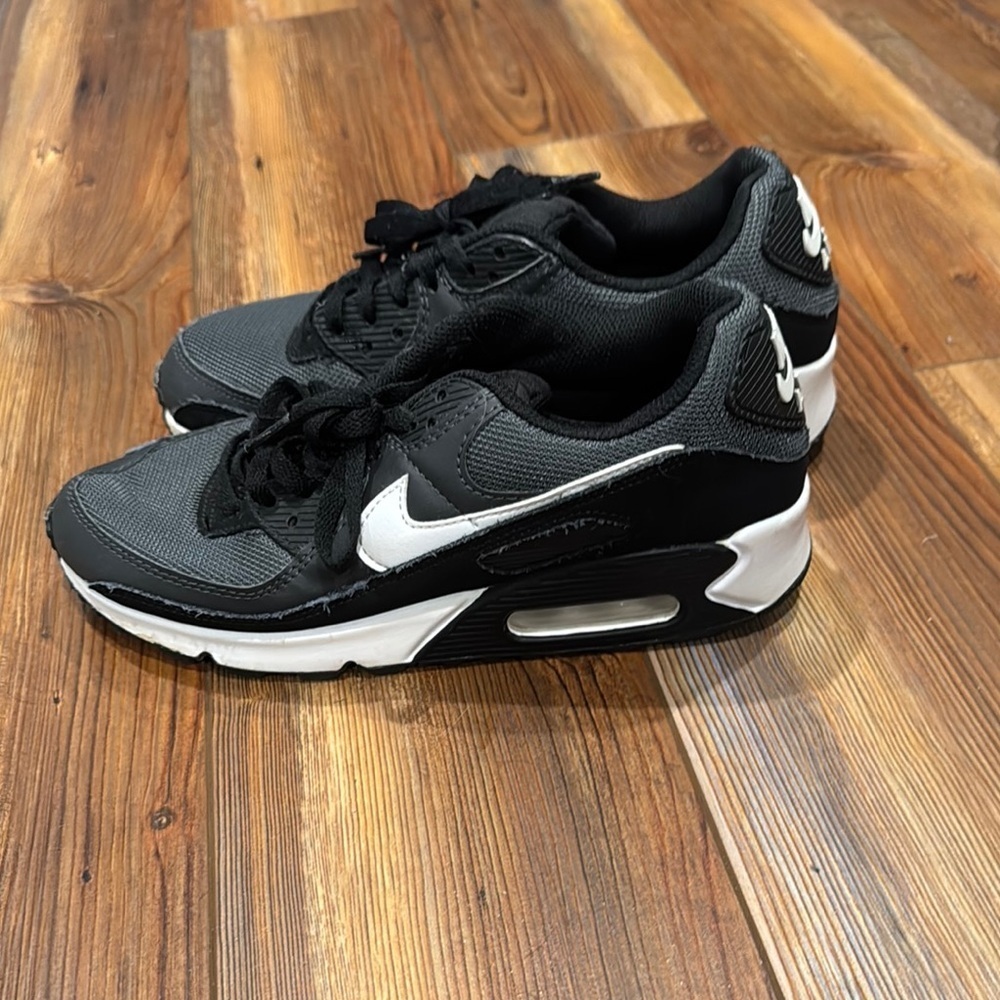 Nike Black and Gray Air Max Sneakers